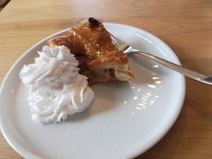 Apple pie at Aubergini in Amsterdam