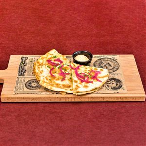 Vegan Quesadillas at Aubergini in Amsterdam