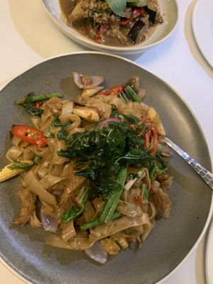 Vegan “duck” noodle   at Mali Vegan Thai in South West London