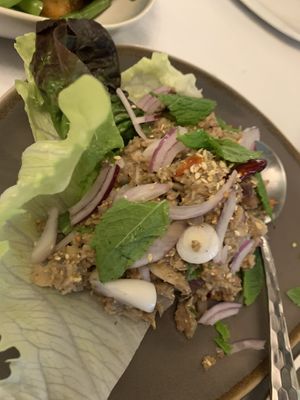 Jackfruit Salad at Mali Vegan Thai in South West London