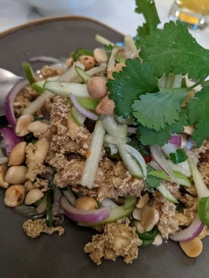 Salad at Mali Vegan Thai in South West London