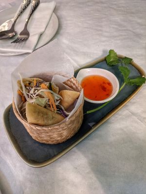 Por Pia Krob at Mali Vegan Thai in South West London