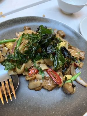 Pad Kee Mao at Mali Vegan Thai in South West London