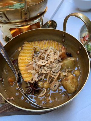 Massaman curry (loved this) at Mali Vegan Thai in South West London