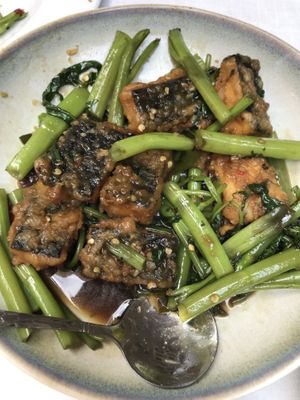 Pla Tip Pad Prik at Mali Vegan Thai in South West London