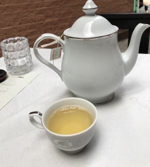 Jasmin tea  at Mali Vegan Thai in South West London