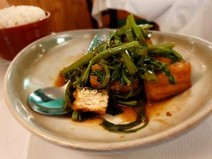 Cod main at Mali Vegan Thai in South West London