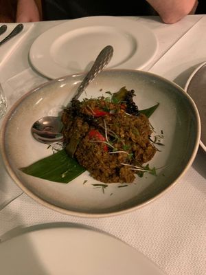 Minced Yellow Curry at Mali Vegan Thai in South West London