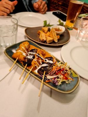 Starters at Mali Vegan Thai in South West London