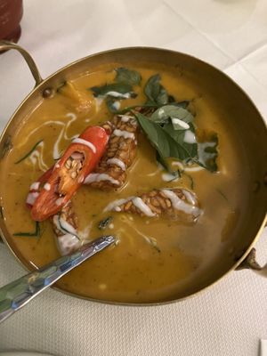 Red Pumpkin Curry with Tofu at Mali Vegan Thai in South West London