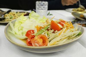 Som tum Thai   at Mali Vegan Thai in South West London