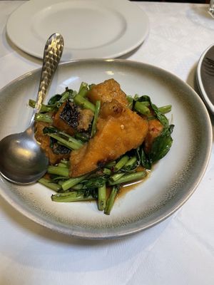 Vegan cod  at Mali Vegan Thai in South West London