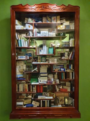 Lots of matchboxes at Mali Vegan Thai in South West London