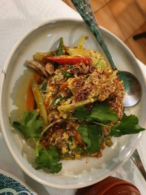 Omnicrab dish at Mali Vegan Thai in South West London