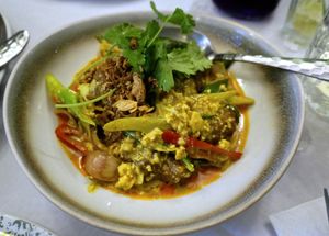Pu Tip Pad Phong Kari at Mali Vegan Thai in South West London