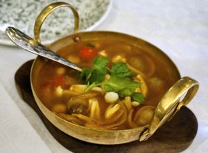 Tom Yam Hed at Mali Vegan Thai in South West London