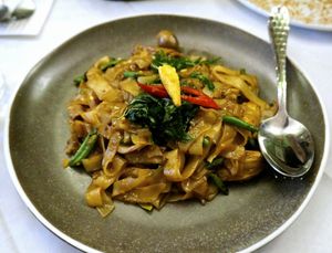 Pad Kee Mao at Mali Vegan Thai in South West London