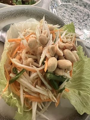 Som tam  at Mali Vegan Thai in South West London