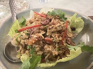 Yum Khao Naem  at Mali Vegan Thai in South West London