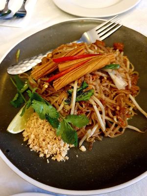 Pad thai at Mali Vegan Thai in South West London