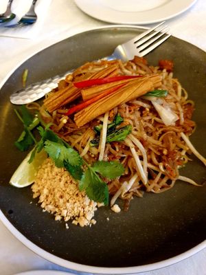 Pad thai at Mali Vegan Thai in South West London
