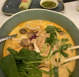 Tom yum #Veganuary at Mali Vegan Thai in South West London