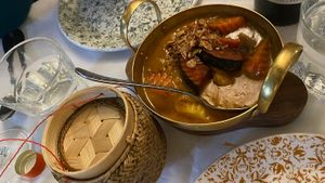 Incredibly delicious massaman  at Mali Vegan Thai in South West London