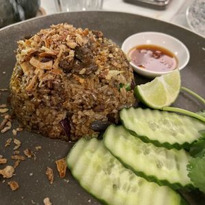Fried rice dish  at Mali Vegan Thai in South West London