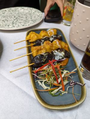 Skewers Tofu Shitake at Mali Vegan Thai in South West London