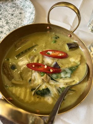 Green Curry with Vegan Chicken   at Mali Vegan Thai in South West London