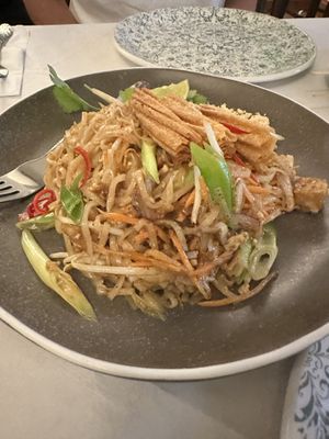 Pad thai  at Mali Vegan Thai in South West London