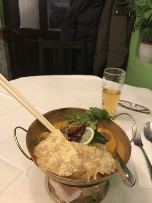 So tasty!  at Mali Vegan Thai in South West London