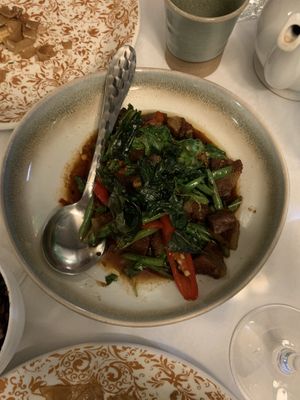 Vegan pork  at Mali Vegan Thai in South West London