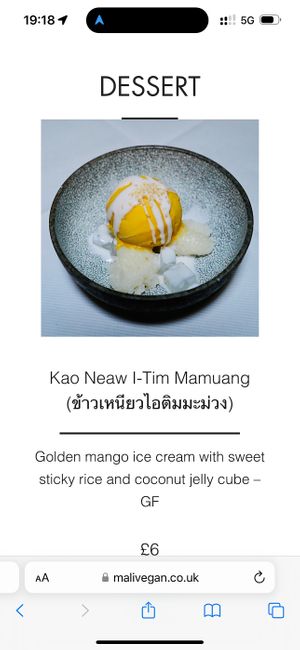   at Mali Vegan Thai in South West London