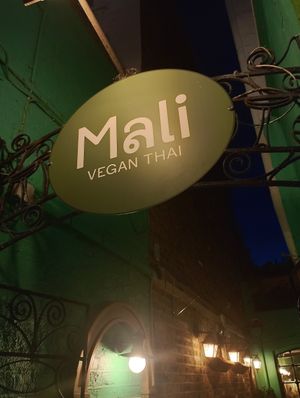 Food so good forgot to take a photo! at Mali Vegan Thai in South West London