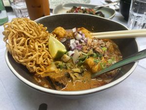 Khao Soi - highly recommend   at Mali Vegan Thai in South West London