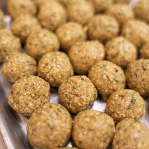 Homemade falafel balls! #Veganuary at Nana Good Eats in Queens