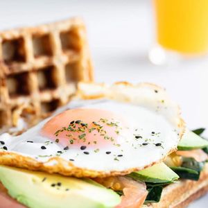 Waffle Sandwich at AUYAMA real food in Tenerife