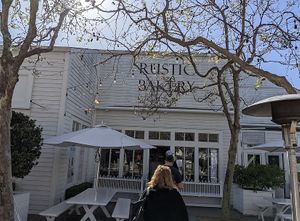 Outdoor Seating at Rustic Bakery in Larkspur