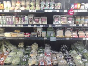 Fresh organic produce, veggie ferments and assorted refrigerated  at Fresh Earth Food Store in Johannesburg
