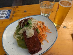 Lentil loaf at Ludwigs in Mountain View