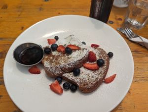 French toast at Ludwigs in Mountain View