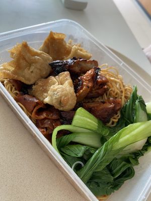 Wantan Noodle at Hailam Vege in Kuala Lumpur