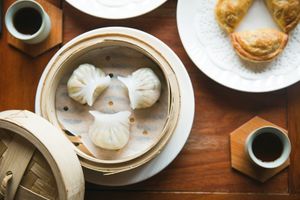 Vegetarian Dumplings 素菜餃 at Mat Su Cha Kei - 松茶榭 in Kowloon