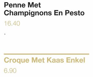 Menu augustus 2021 at MISTRAL in Bree