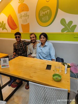 Our happy family at Always Happy Food co. in Kathmandu