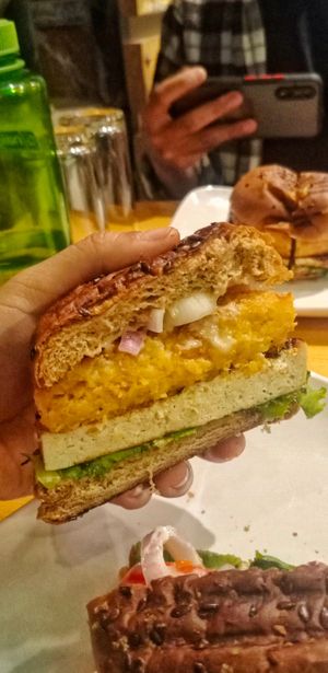 Tofu Burger here is a must try!! The tofu is so soft and rich in flavor. Definitely one of my favourites in the menu at Always Happy Food co. in Kathmandu