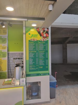 Menu at Always Happy Food co. in Kathmandu