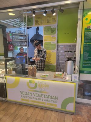 Counter at Always Happy Food co. in Kathmandu