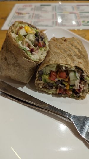 Black bean burrito at Always Happy Food co. in Kathmandu